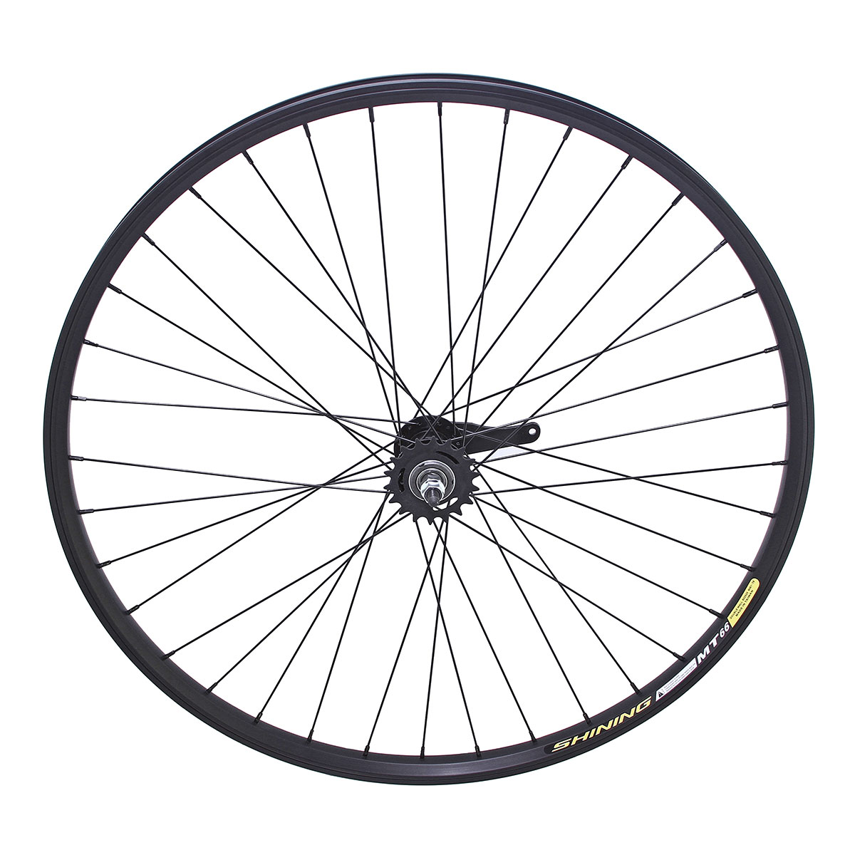 29 Inch x 29mm Alloy Coaster Wheel 36 Spoke 14G Black 3/8...
